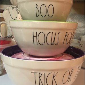 Rae Dunn Halloween melamine bowls